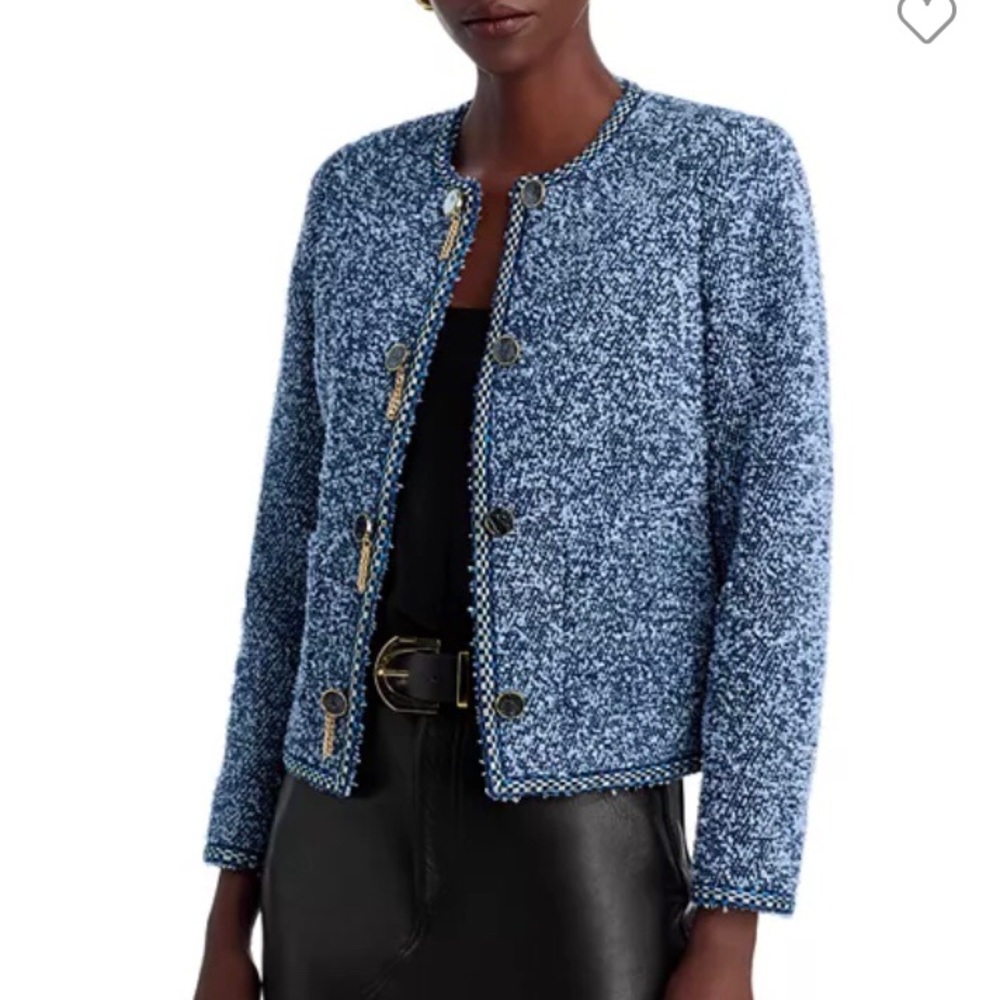 Elie Tahari Dionne Tweed Jacket